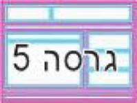 גלופה למסמך הקריטריונים גרסה 5 - מסמך נילווה