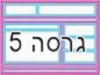 גלופה למסמך הקריטריונים גרסה 5 - מסמך נילווה